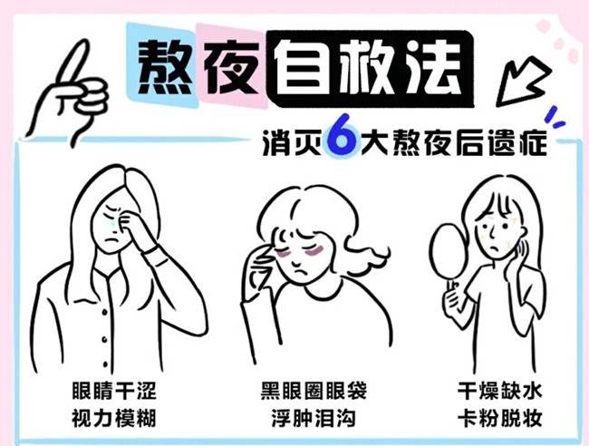 熬夜緩不過神怎么辦？廣西美容與形象設(shè)計講解