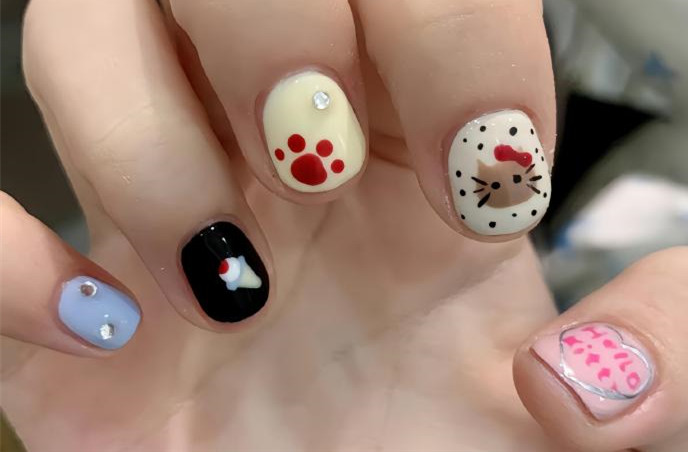 糖果色短甲推薦，廣西美甲進修培訓(xùn)