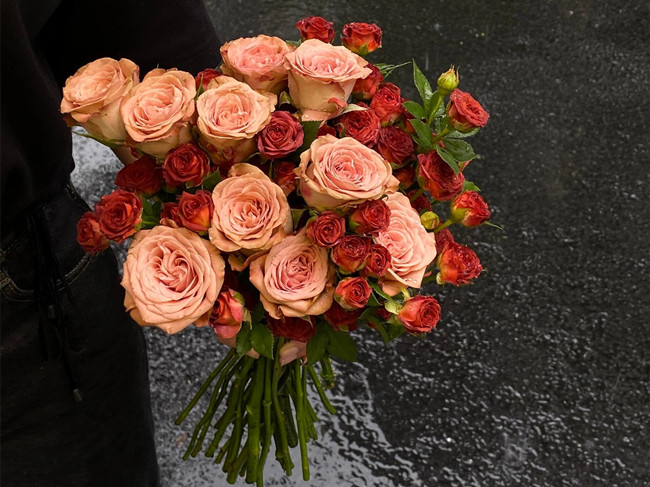 初秋浪漫感花束，南寧花藝師學校分享