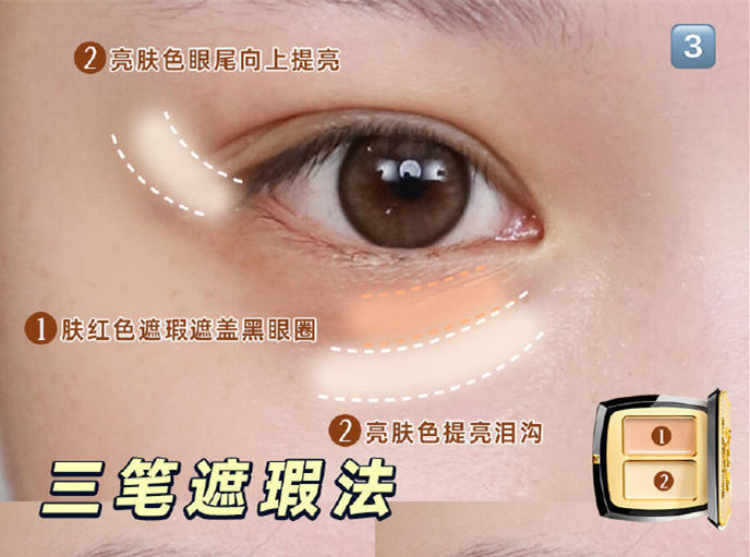 ?六種保姆級遮瑕畫法，廣西化妝造型師分享教程