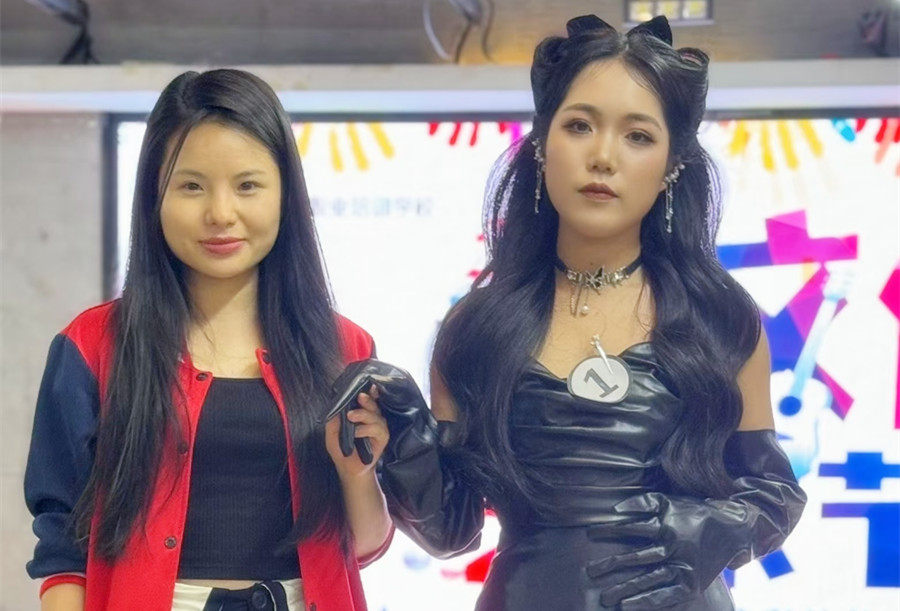 復(fù)古貓耳造型，廣西化妝彩妝造型訓(xùn)練作品