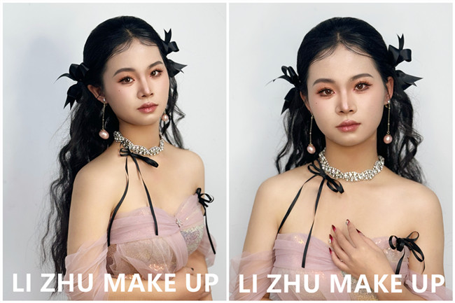 南寧化妝形象設計作品---韓式甜美新娘