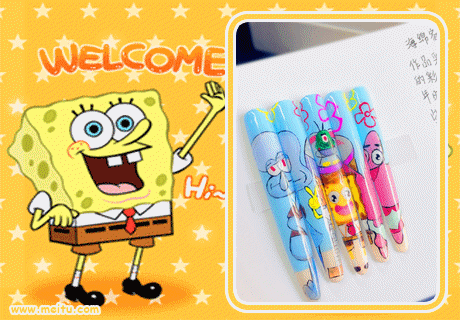 海綿寶寶美甲，南寧美甲造型職校學(xué)員作品