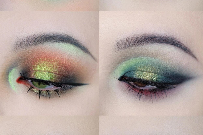 彩色煙熏截?cái)嘌蹔y，零基礎(chǔ)學(xué)眼妝