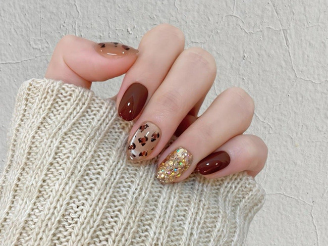 瑪瑙色系美甲，南寧美甲款式分享