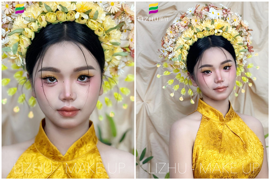 旅拍寫真簪花造型，廣西旅拍寫真作品