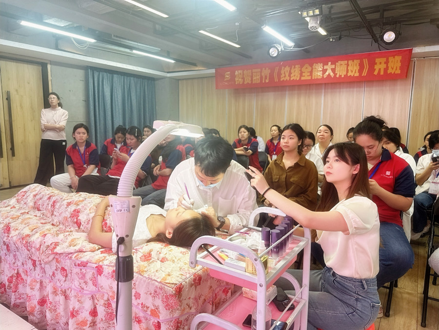 南寧紋繡培訓(xùn)開班，技術(shù)拓客技巧大放送