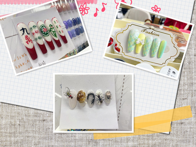 南寧學(xué)美甲一個(gè)月學(xué)員作品