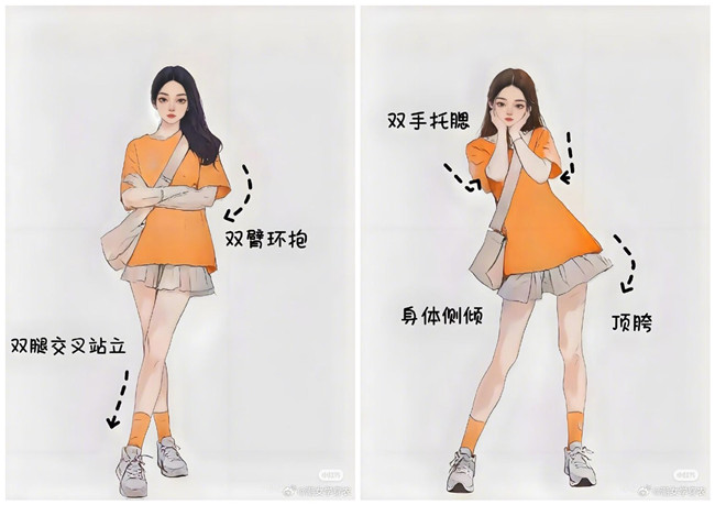廣西形象造型培：百搭的站姿拍照姿勢 ???