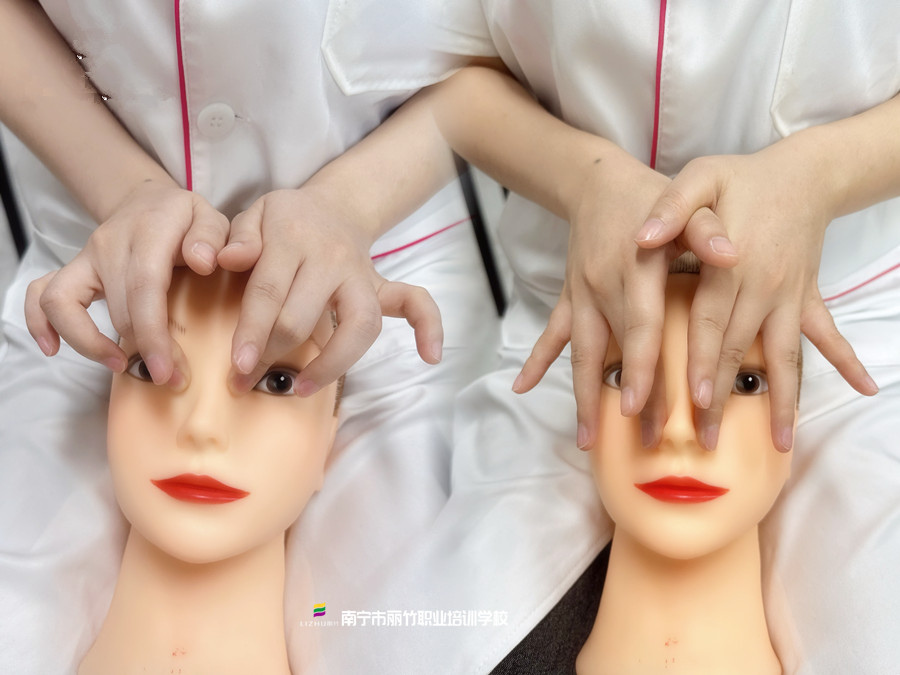 假頭模練習(xí)美容有什么好處，南寧美容培訓(xùn)學(xué)校
