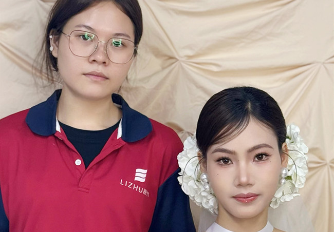 韓式新娘造型，南寧寫真彩妝實(shí)訓(xùn)作品