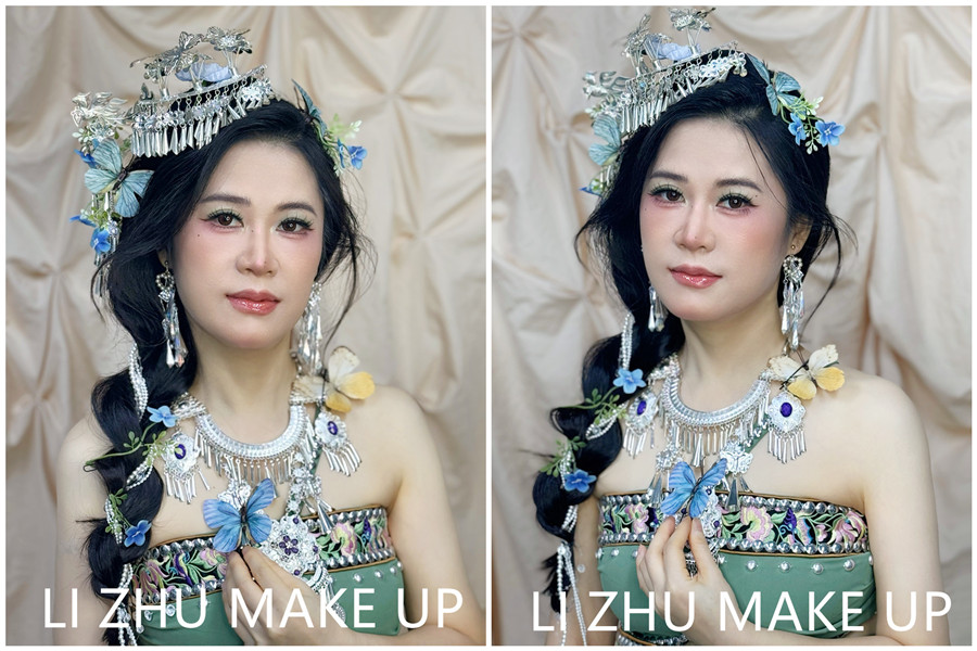 苗疆寫真造型，廣西高彩培訓(xùn)課堂作品