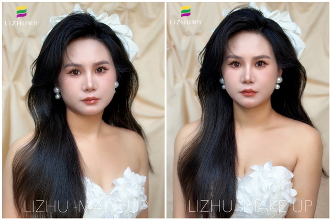 韓式人魚燙披發(fā)，廣西彩妝藝術(shù)形象