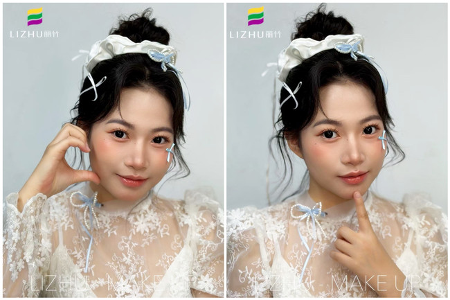 韓式丸子頭造型，南寧彩妝形象造型學(xué)校