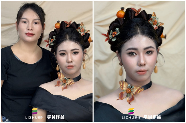 南寧化妝學校品牌作品：新中式造型